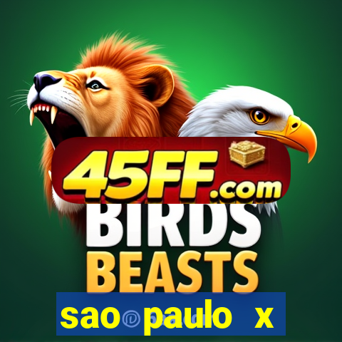 sao paulo x botafogo palpite
